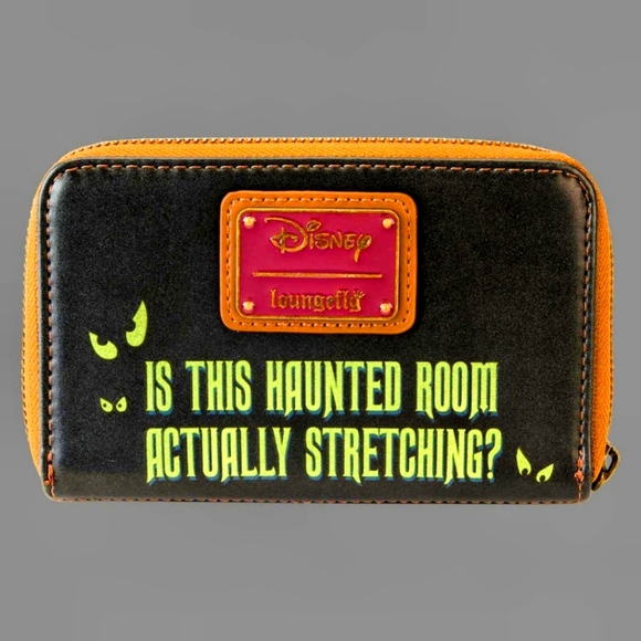 NWT Loungefly  Haunted Mansion Stretching Portraits Satchel Bag,CHARM& WALLET! - Picture 11 of 13